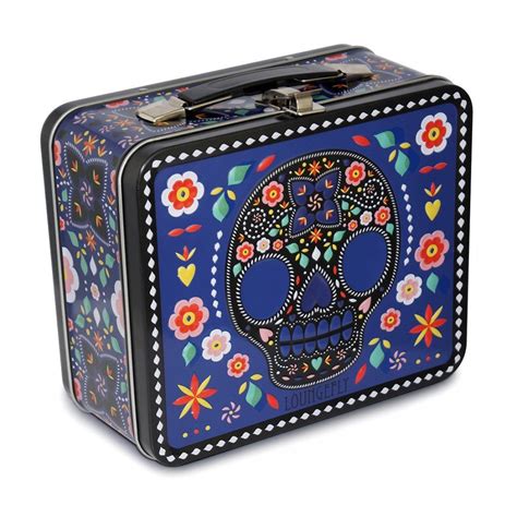 skull metal lunch box|Skull Lunch Box .